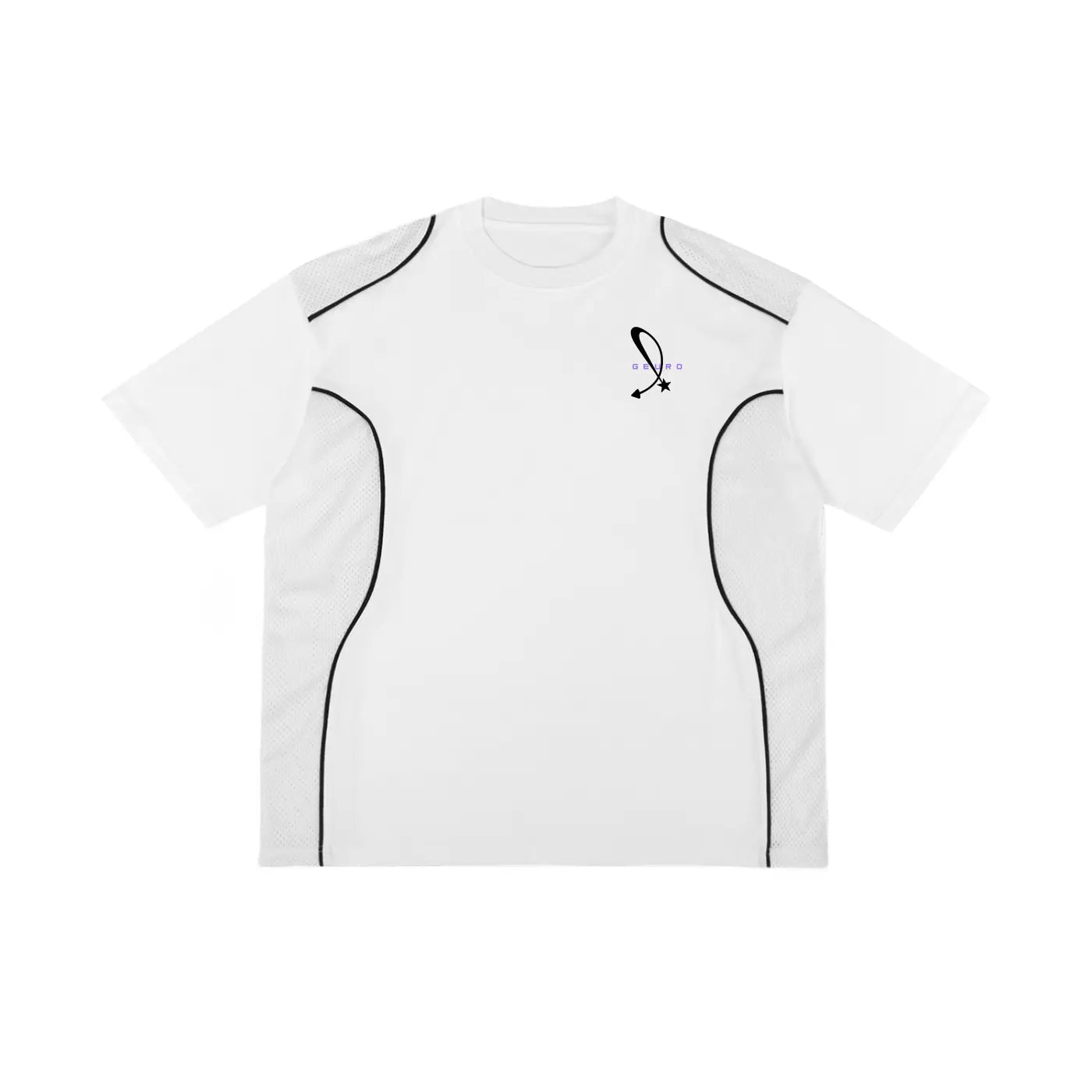 Contrast Piped Panel T-Shirt ODMPOD