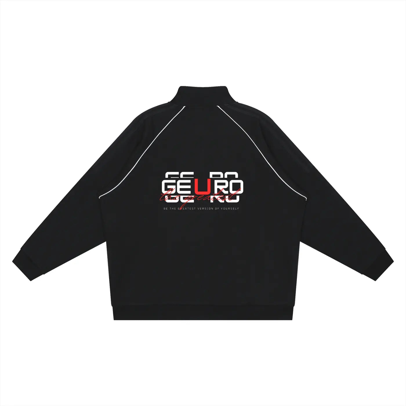 Reflection Striped Raglan Sleeve Jacket ODMPOD