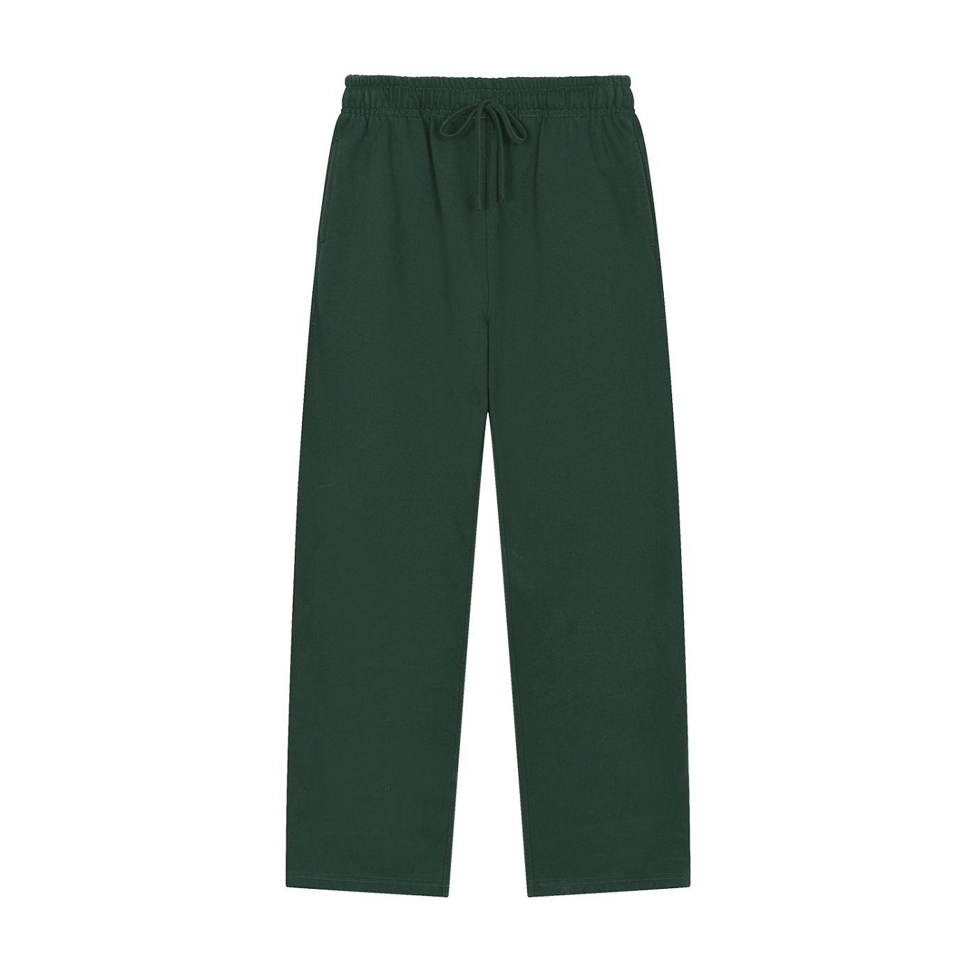 Solid Color Straight-Leg Sweatpants ODMPOD