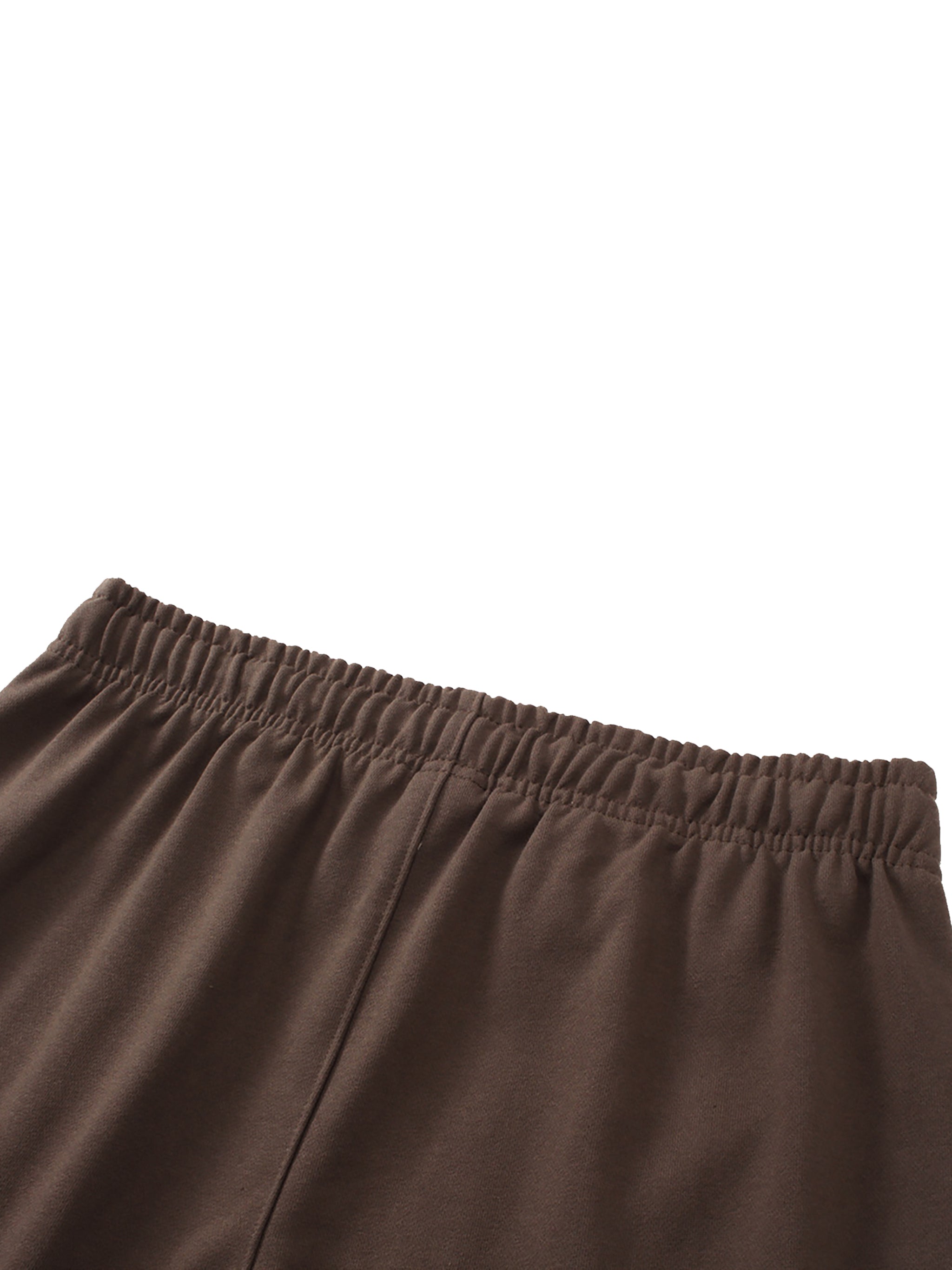 Solid Color Straight-Leg Sweatpants ODMPOD