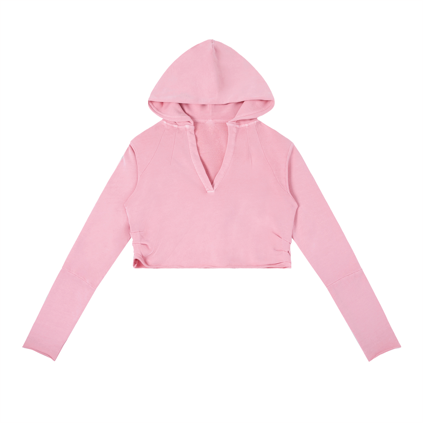 Vintage Washed Raw Edge Hoodie ODMPOD