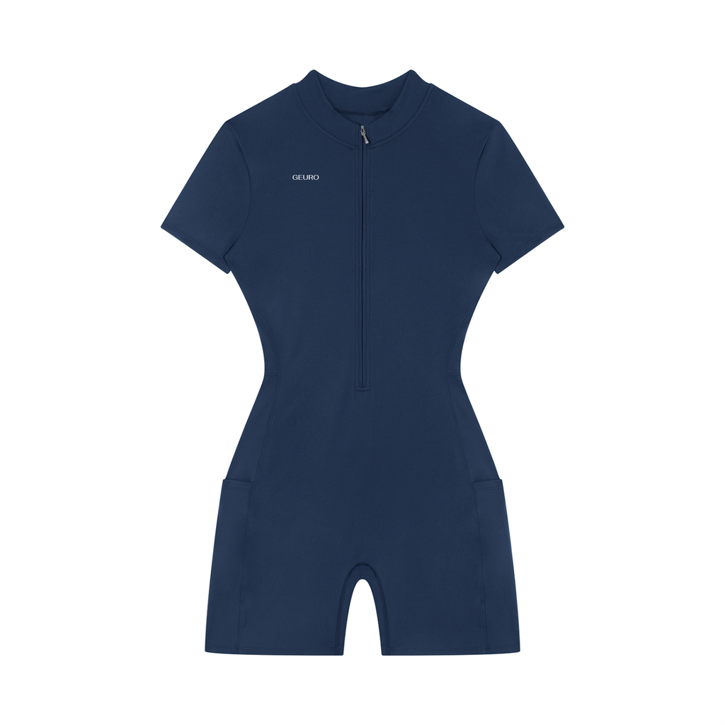 Women's Quarter-Zip Short Sleeve Jumper