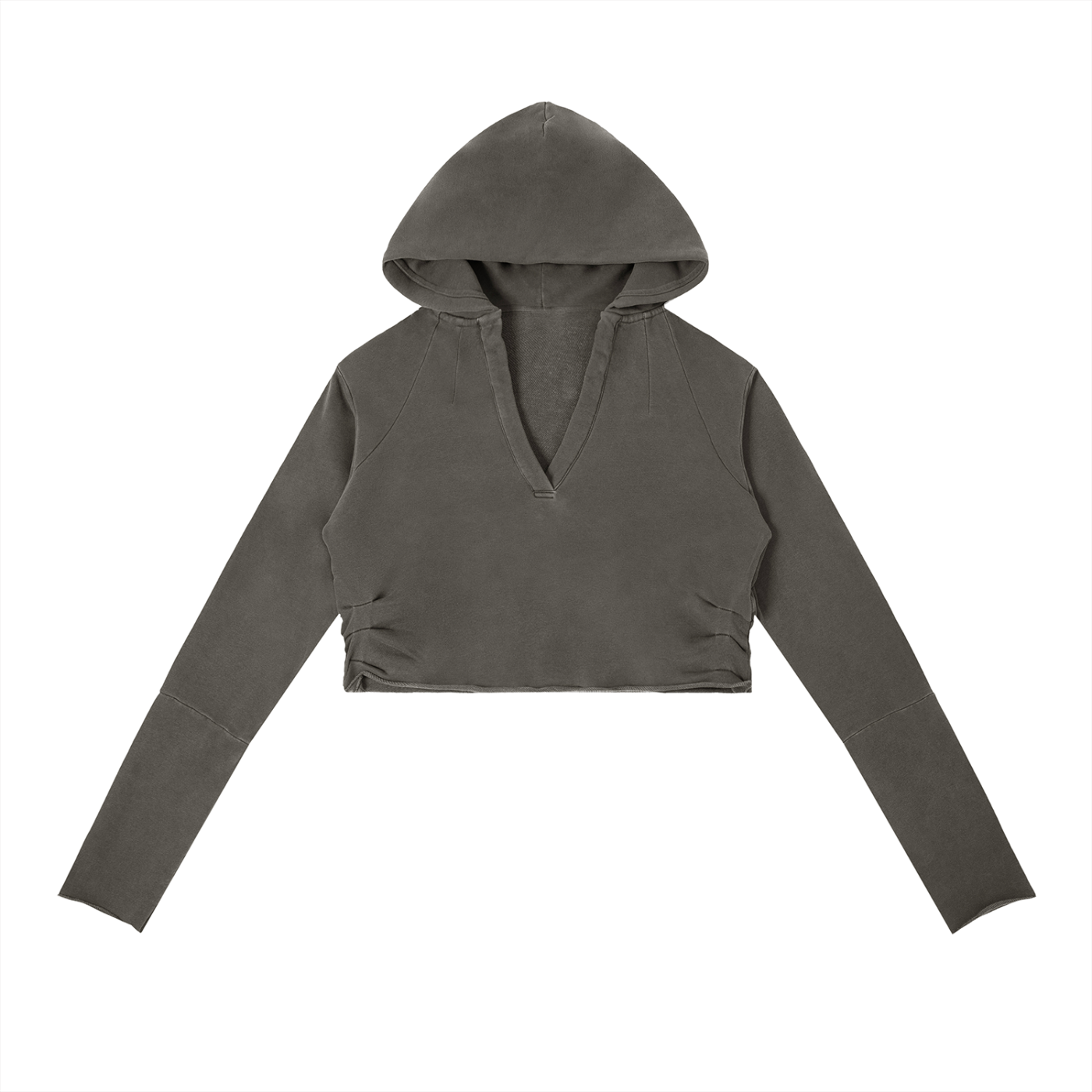 Vintage Washed Raw Edge Hoodie ODMPOD