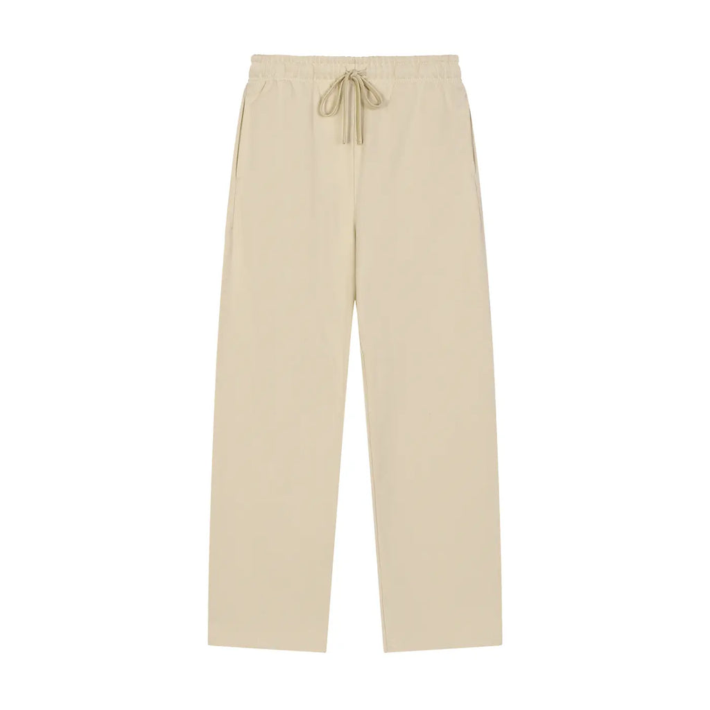 Solid Color Straight-Leg Sweatpants ODMPOD