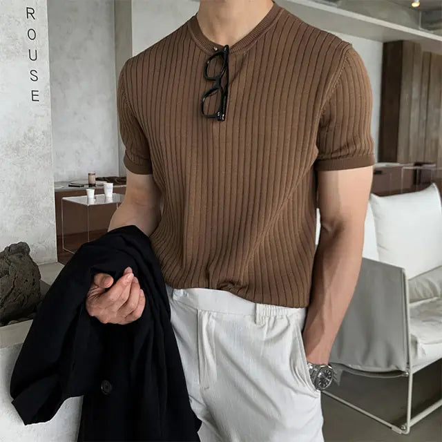 Timeless Luxury Knit Polo Shirts