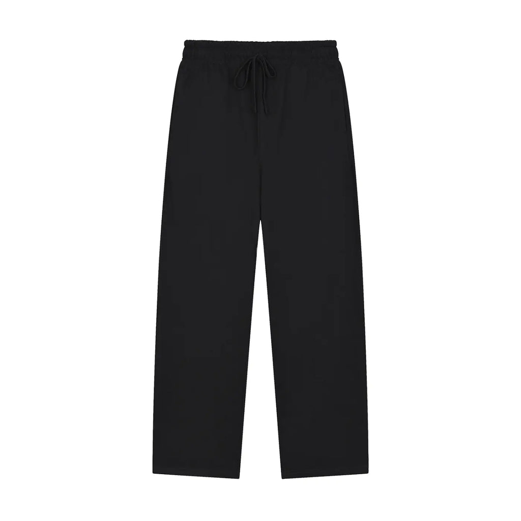 Solid Color Straight-Leg Sweatpants ODMPOD