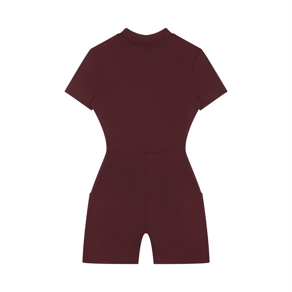 Women's Quarter-Zip Short Sleeve Jumper