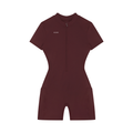 Women's Quarter-Zip Short Sleeve Jumper