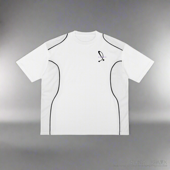 Contrast Piped Panel T-Shirt