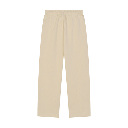 Solid Color Straight-Leg Sweatpants