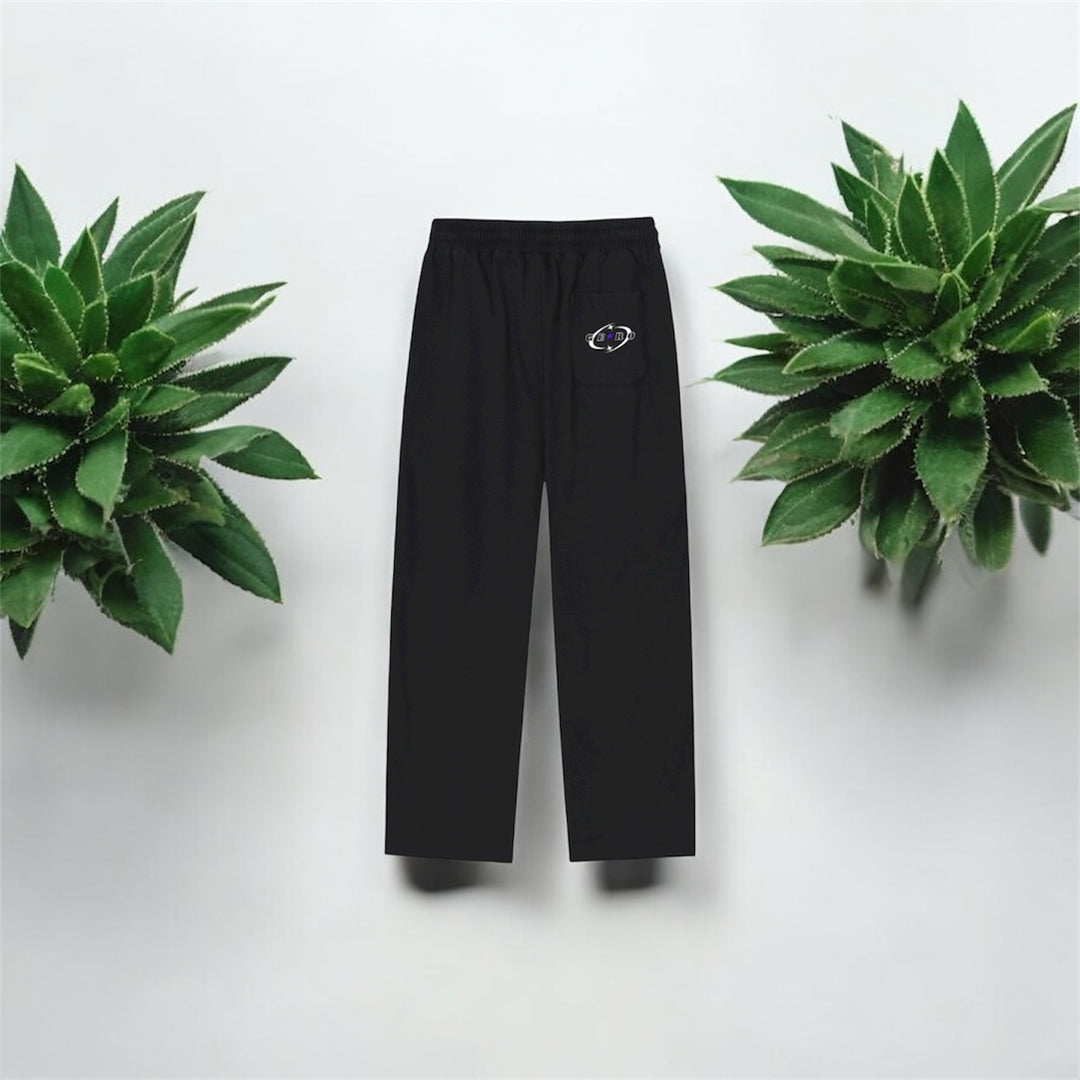 Reflection Striped Straight-Leg Sweatpants