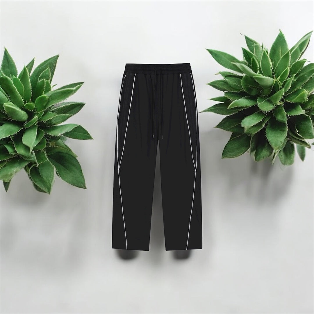Reflection Striped Straight-Leg Sweatpants