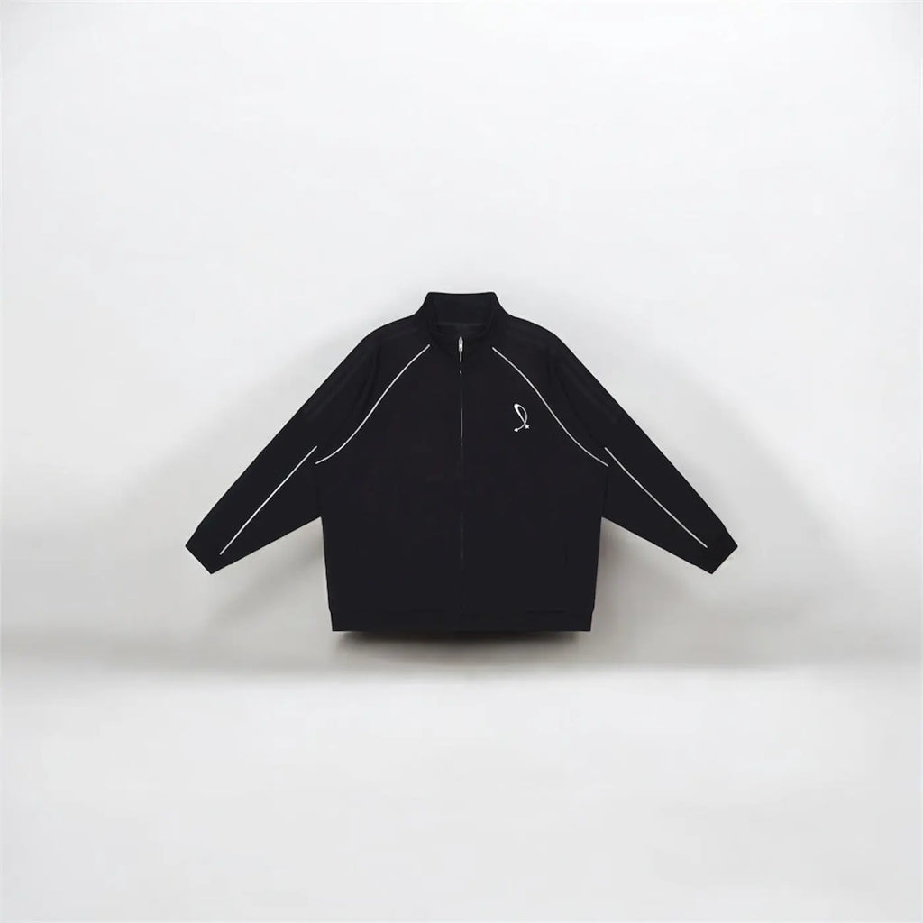 Reflection Striped Raglan Sleeve  Jacket ODMPOD