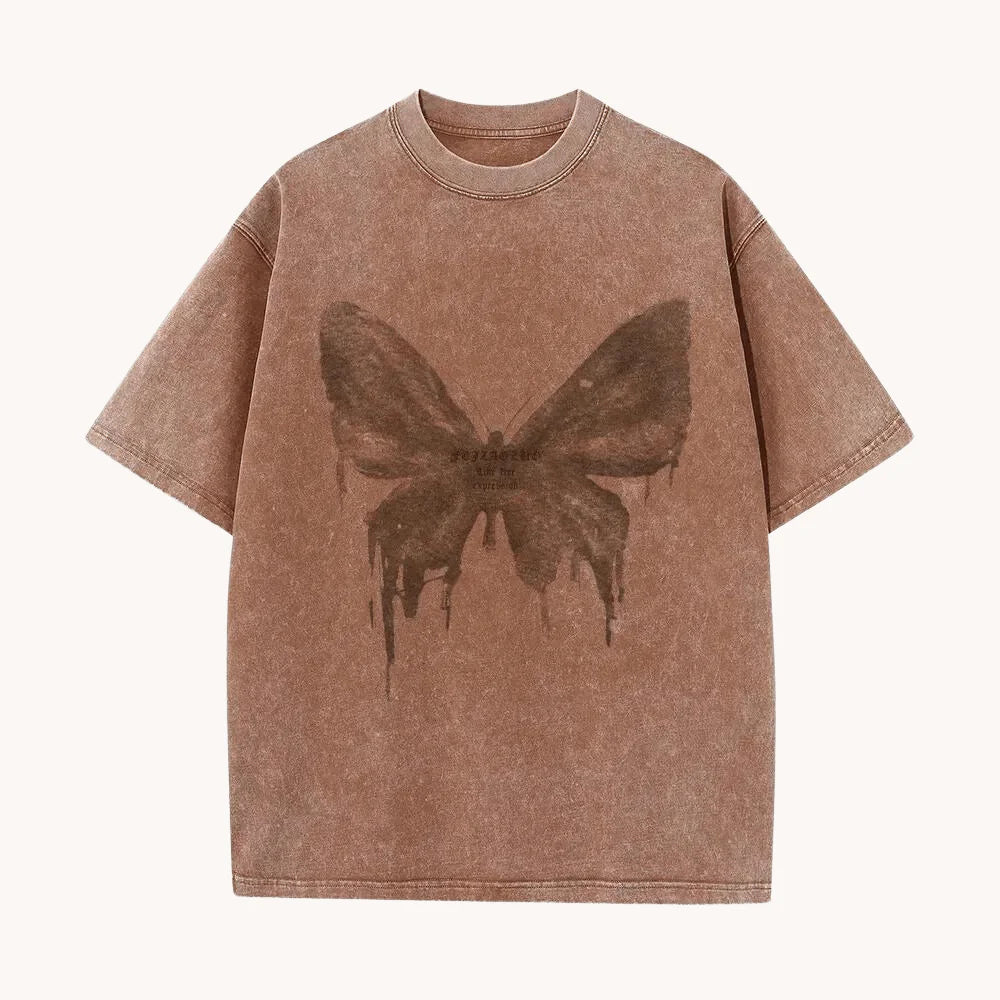 Butterfly Graphic T-Shirt - GEURO