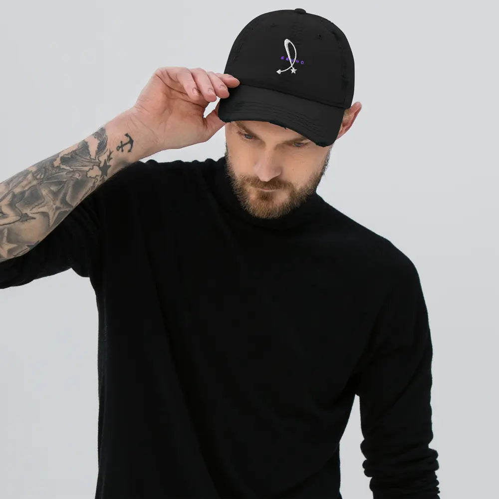 Distressed  Hat GEURO