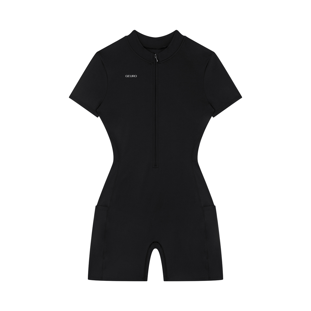 Women's Quarter-Zip Short Sleeve Jumper