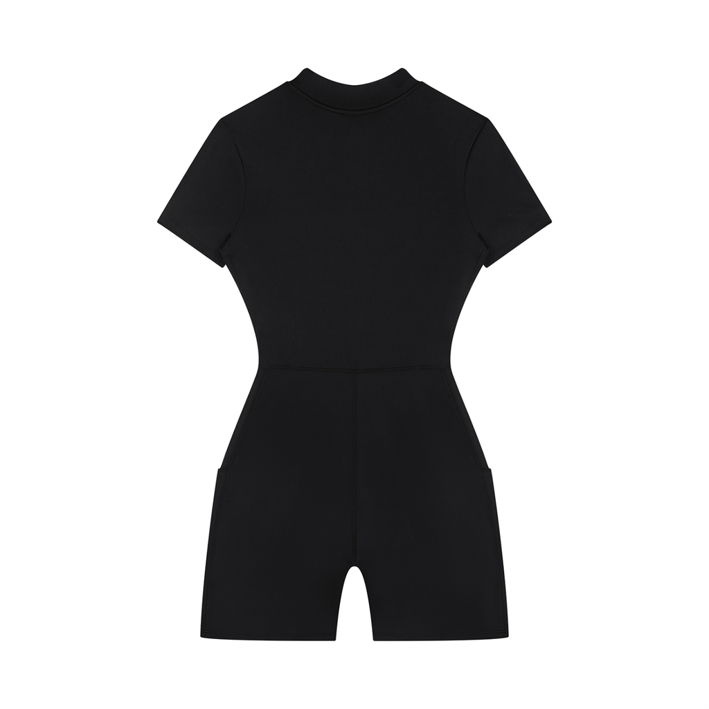 Women's Quarter-Zip Short Sleeve Jumper