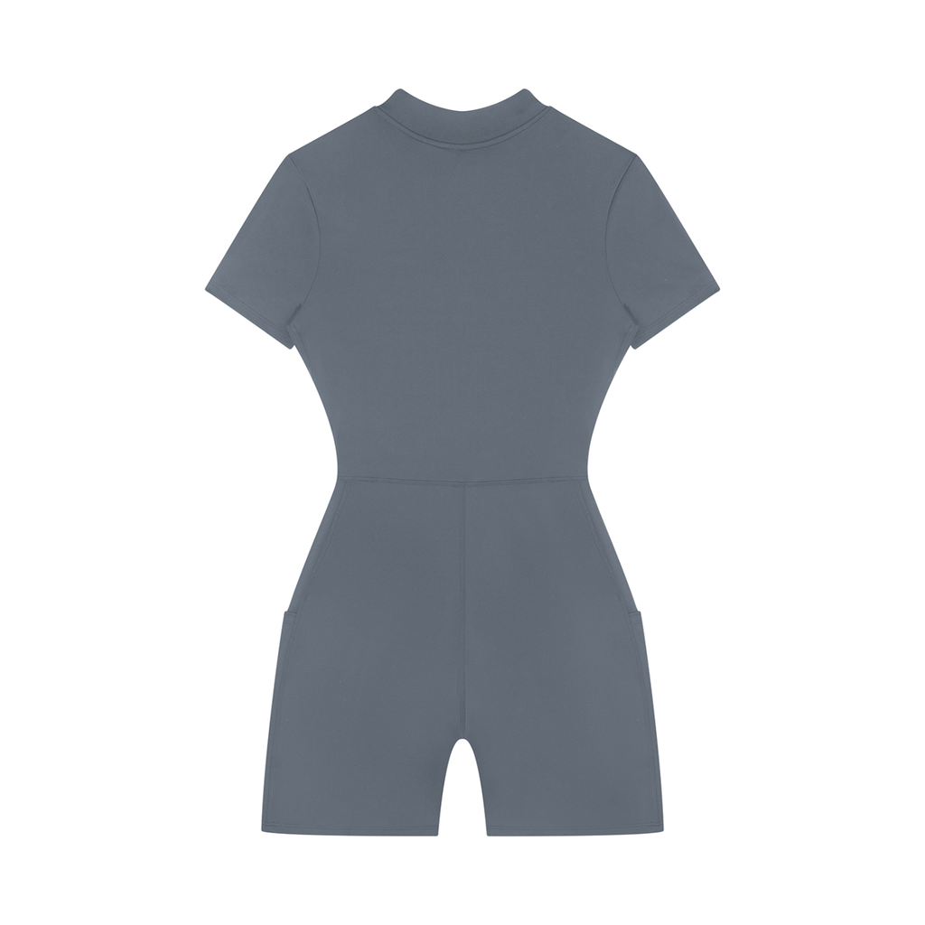 Women's Quarter-Zip Short Sleeve Jumper