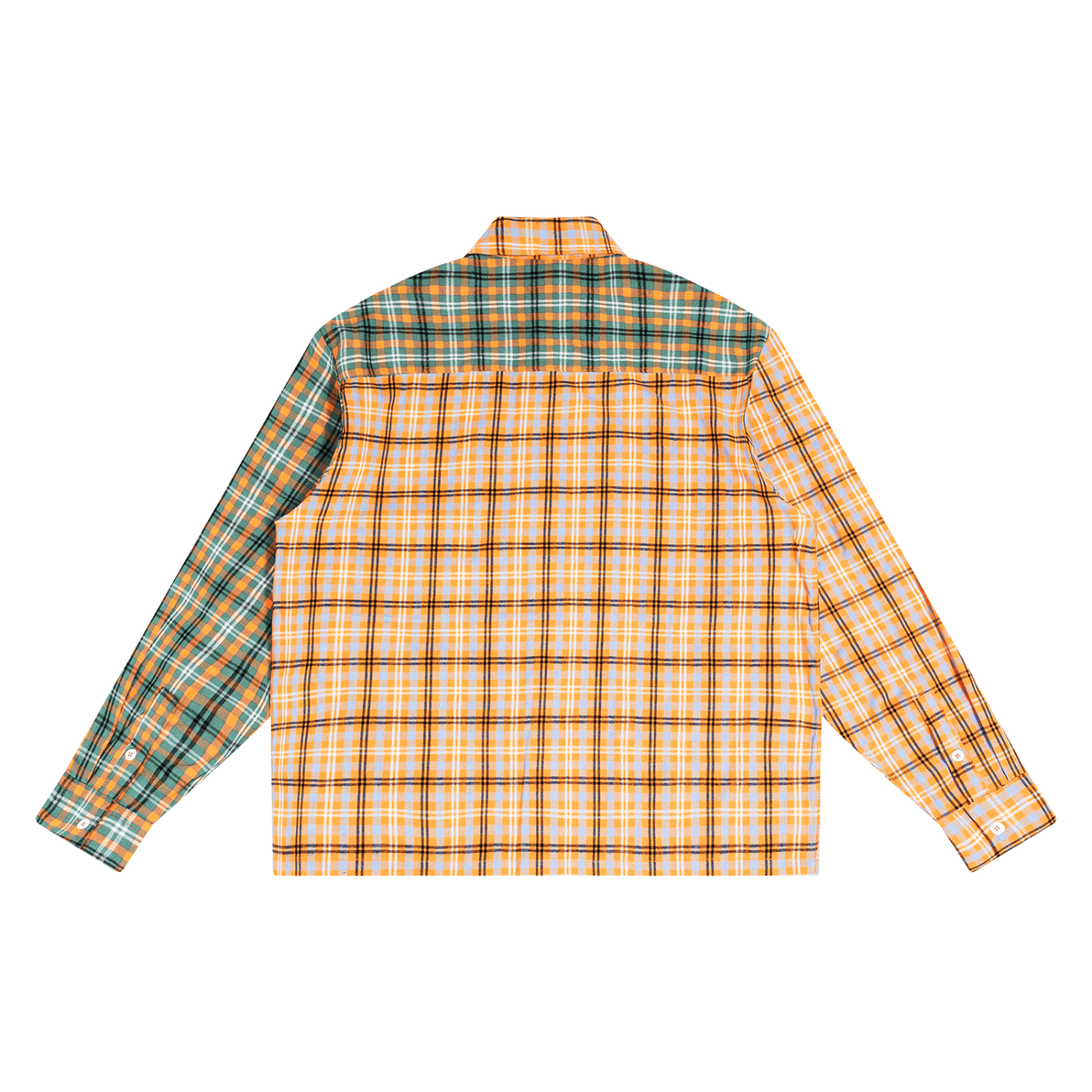 Split flannel shirt ODMPOD