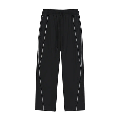 Reflection Striped Straight-Leg Sweatpants ODMPOD