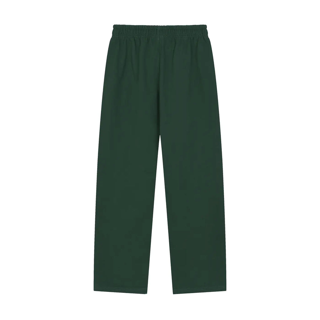 Solid Color Straight-Leg Sweatpants ODMPOD