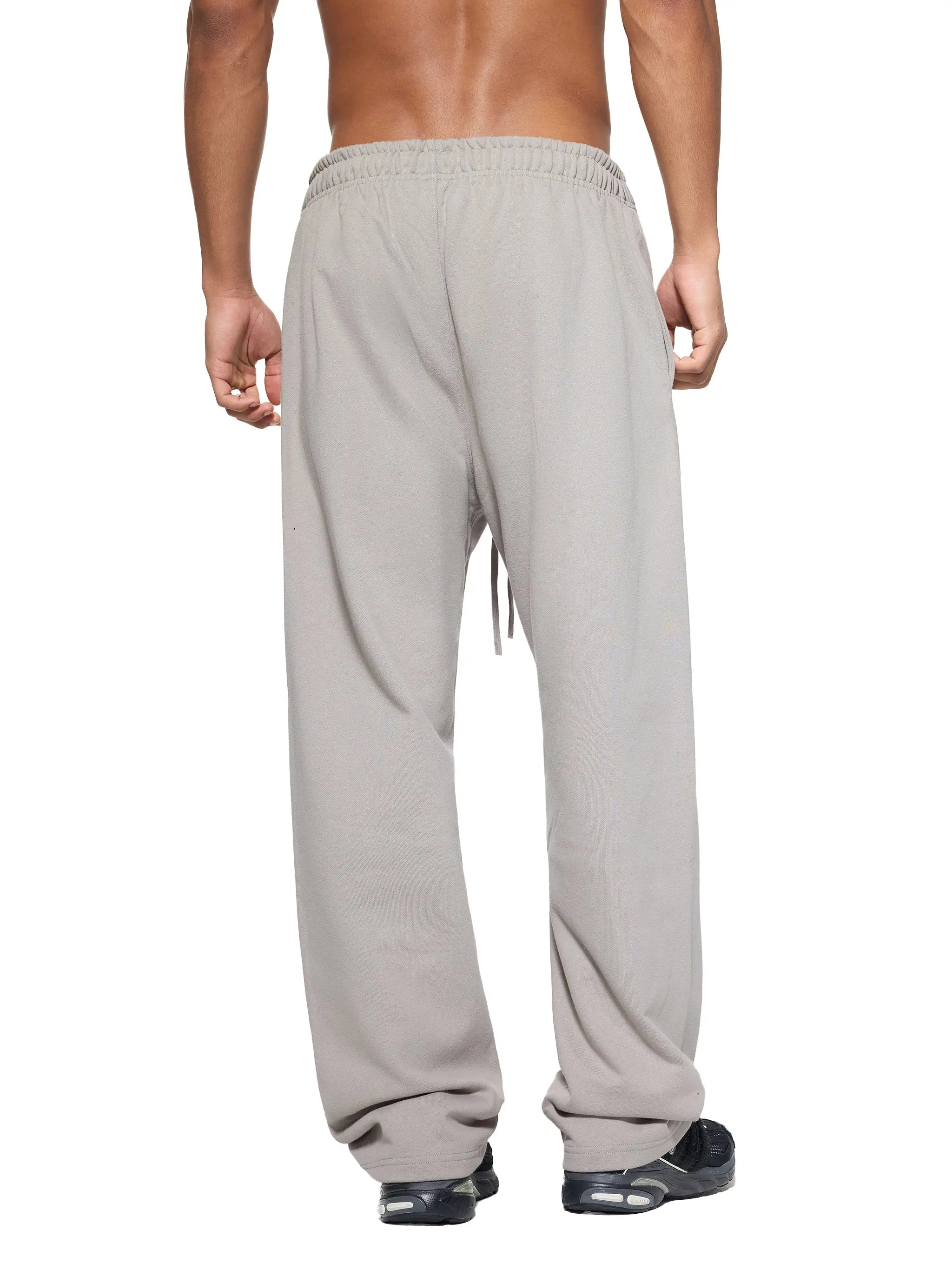 Solid Color Straight-Leg Sweatpants ODMPOD