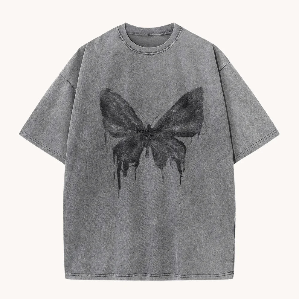 Butterfly Graphic T-Shirt - GEURO