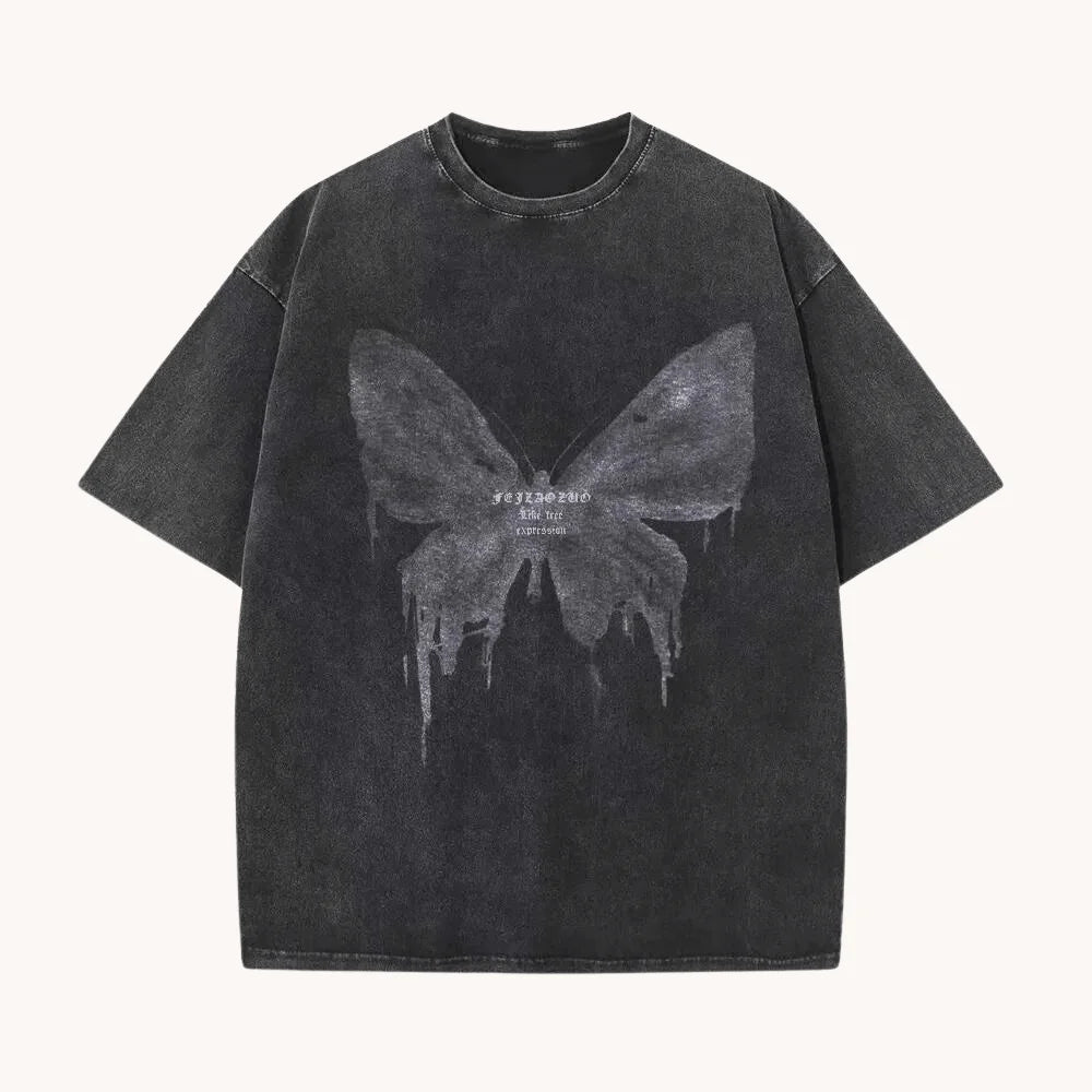 Butterfly Graphic T-Shirt - GEURO